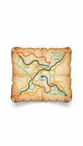Hidden Gems Weathered Route Map